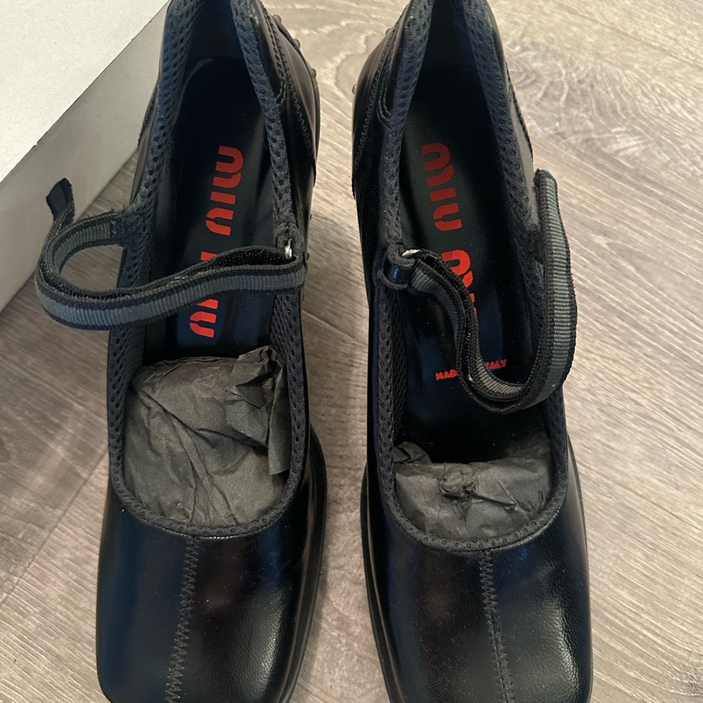 Miu Miu Black Heeled Boots